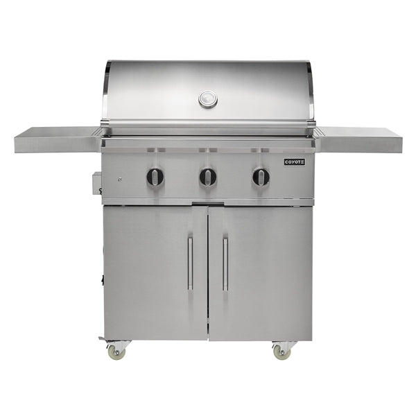 Broilmaster G-Series 34" Built-in Natural Gas Grill 3 Burner, Rear IR Burner, LED Control Knobs