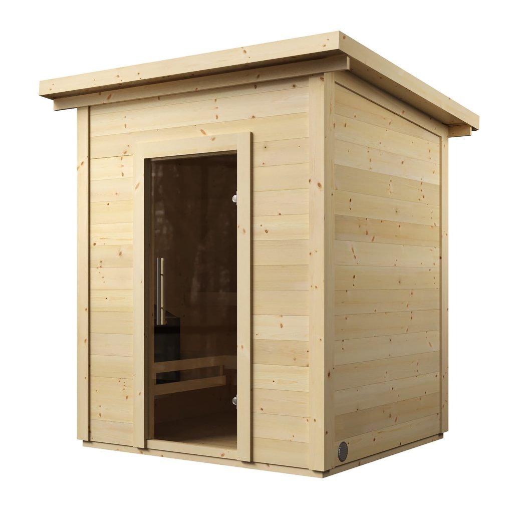 SaunaLife G2 outdoor home sauna