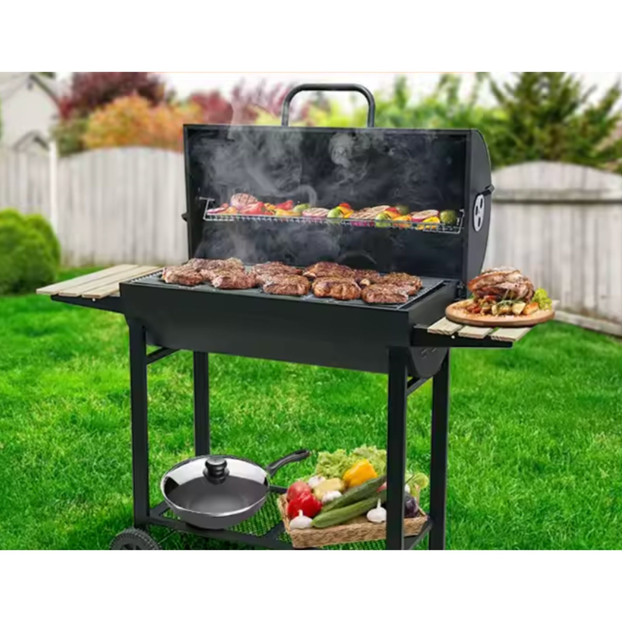 Oakridge Barrel Charcoal Grill