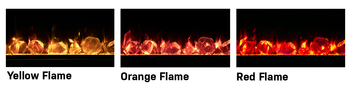 Amantii Signature 38 multi-color LED flame color options