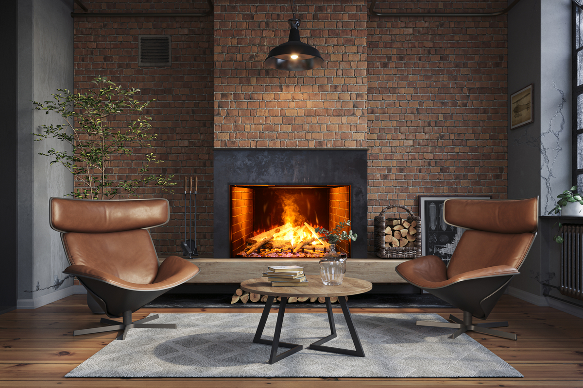 Amantii Signature 38 built-in electric fireplace installed in a wall