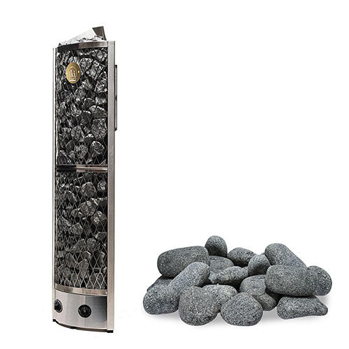 IKI Corner 6B built-in control sauna heater with round stones