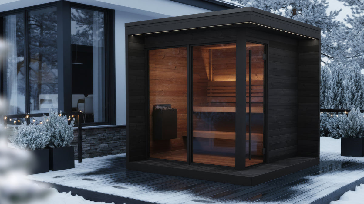 SaunaLife GL6 Garden-Luxury Outdoor Sauna Kit