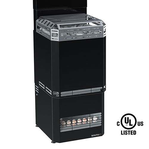 Saunum Air L 15 sauna heater, side angle view