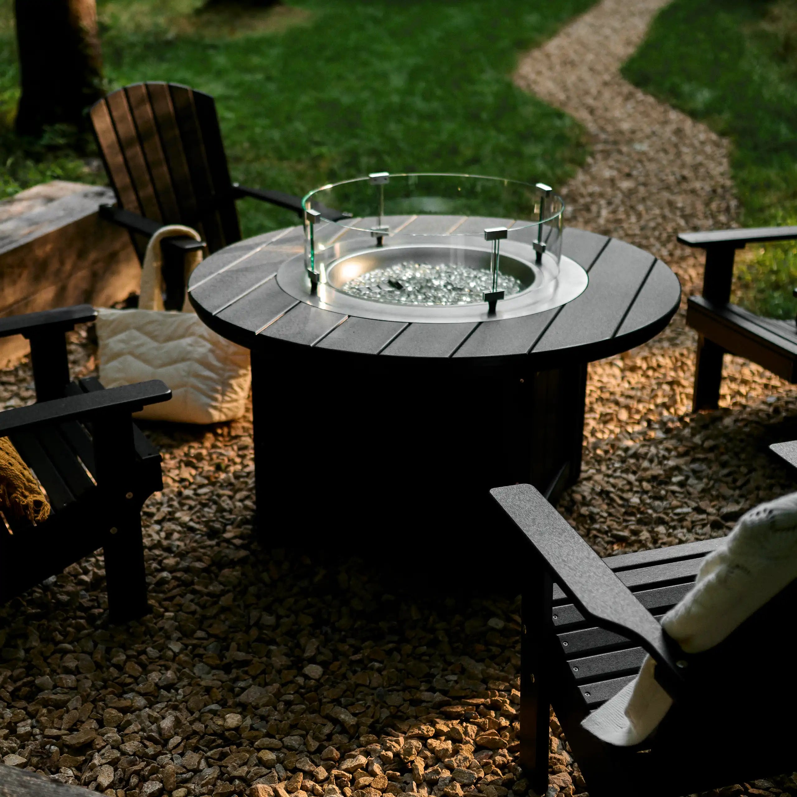 LuxCraft Lumin Fire Pit 46" Round