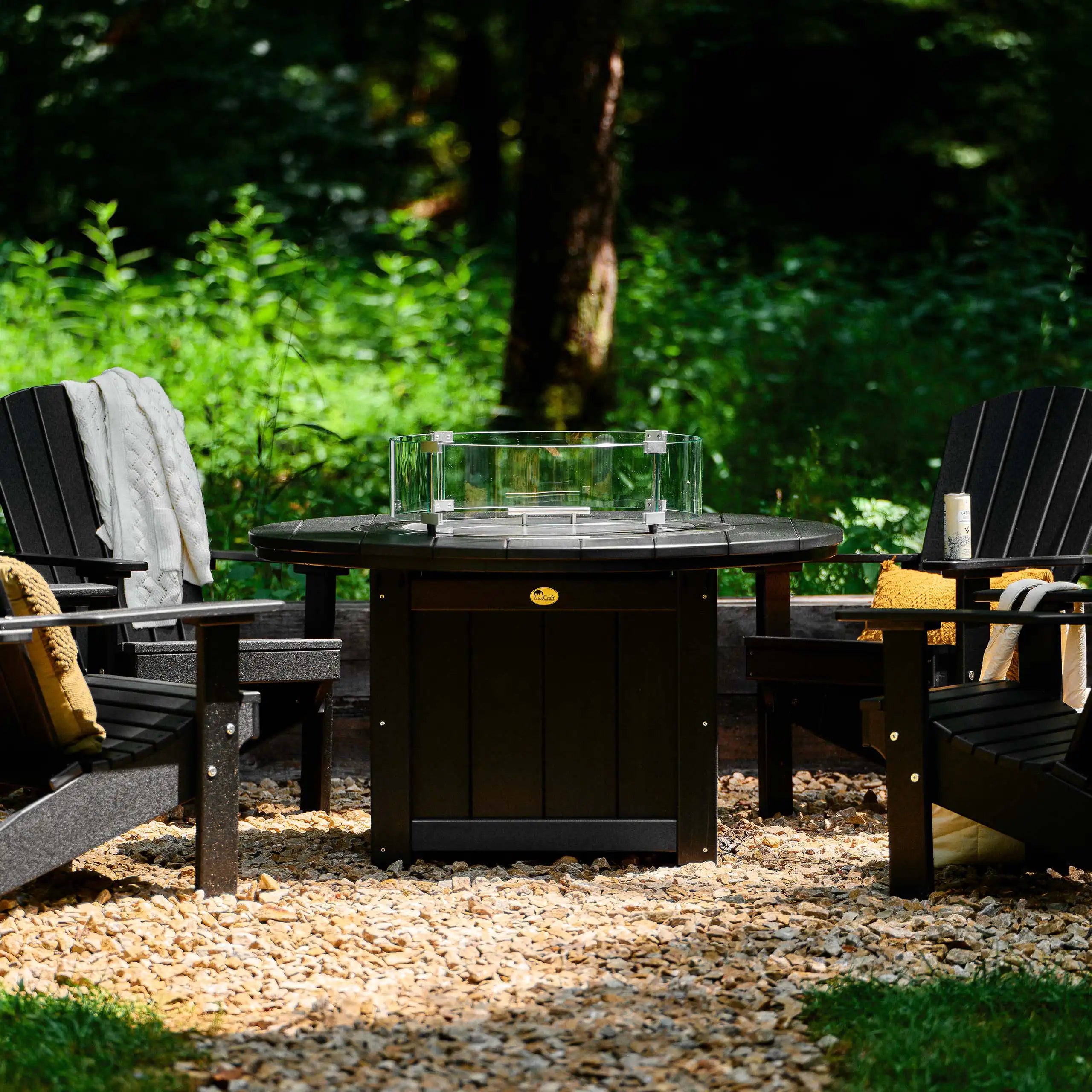 LuxCraft Lumin Fire Pit 46" Round