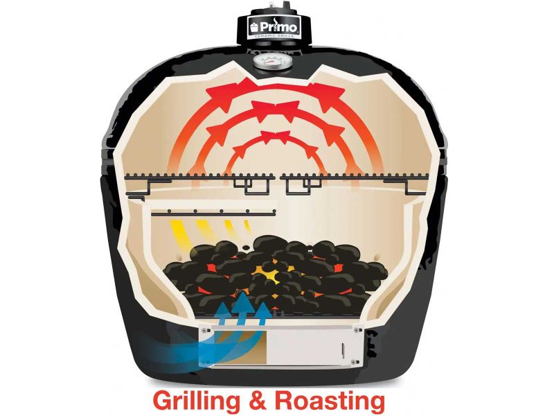 Primo Oval XL Ceramic Kamado Charcoal Grill
