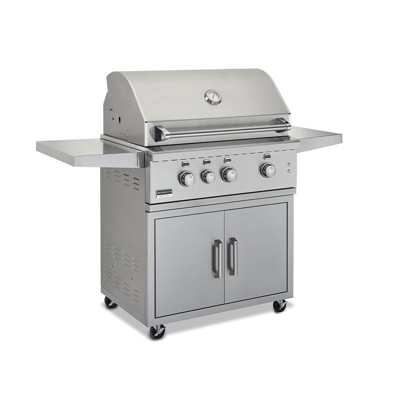 Broilmaster G-Series 34" Built-in Natural Gas Grill 3 Burner, Rear IR Burner, LED Control Knobs