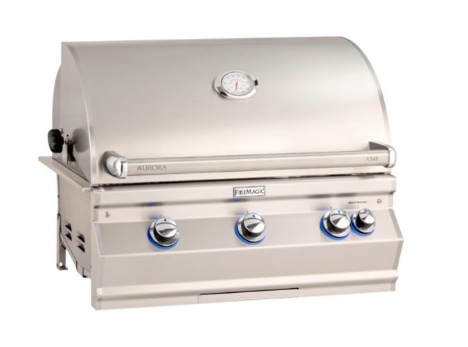 Fire Magic Aurora A540I 30-Inch Built-In Gas Grill With Analog Thermometer