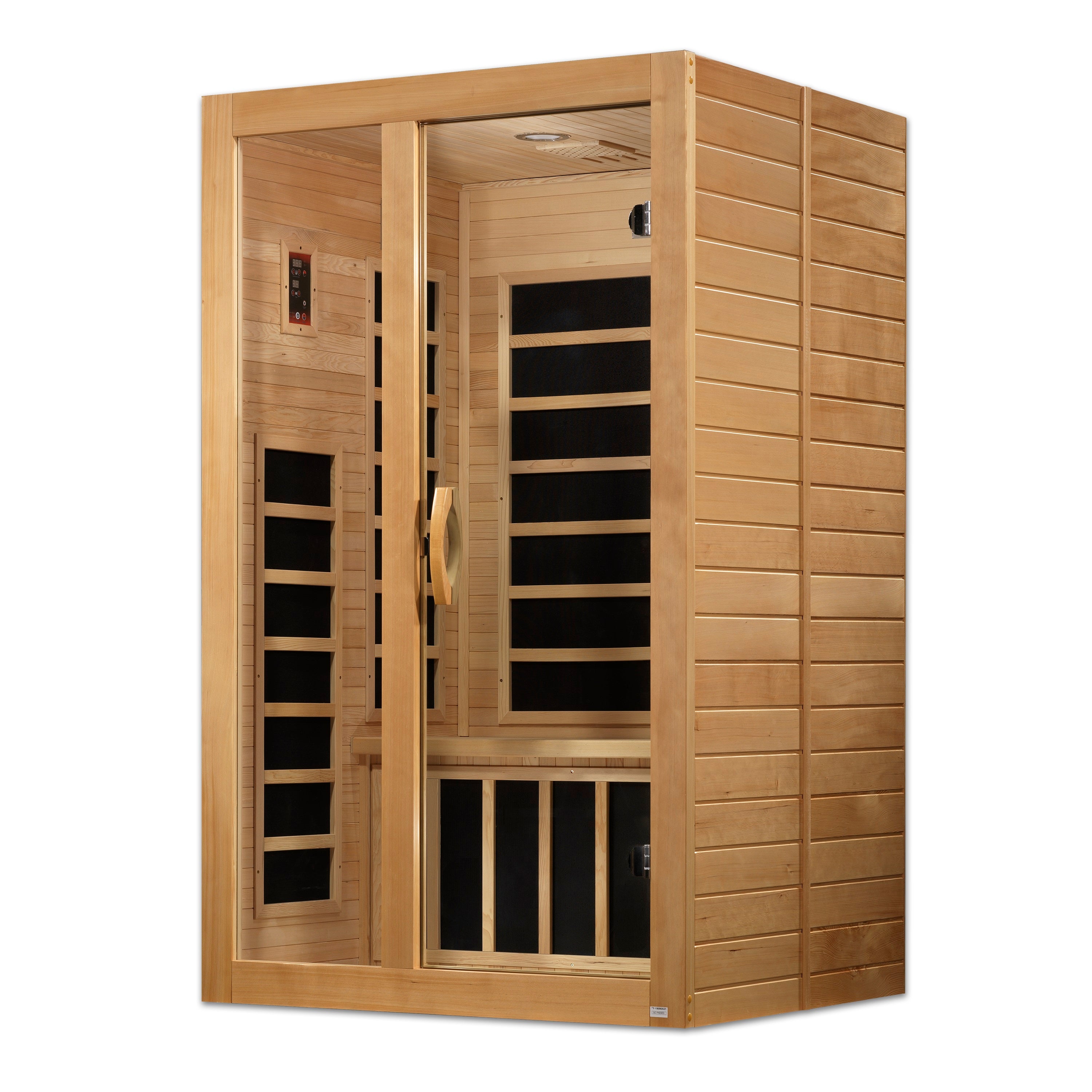 Golden Designs Dynamic "Santiago" 2 Person Low EMF Far IR Sauna (DYN-6209-01)