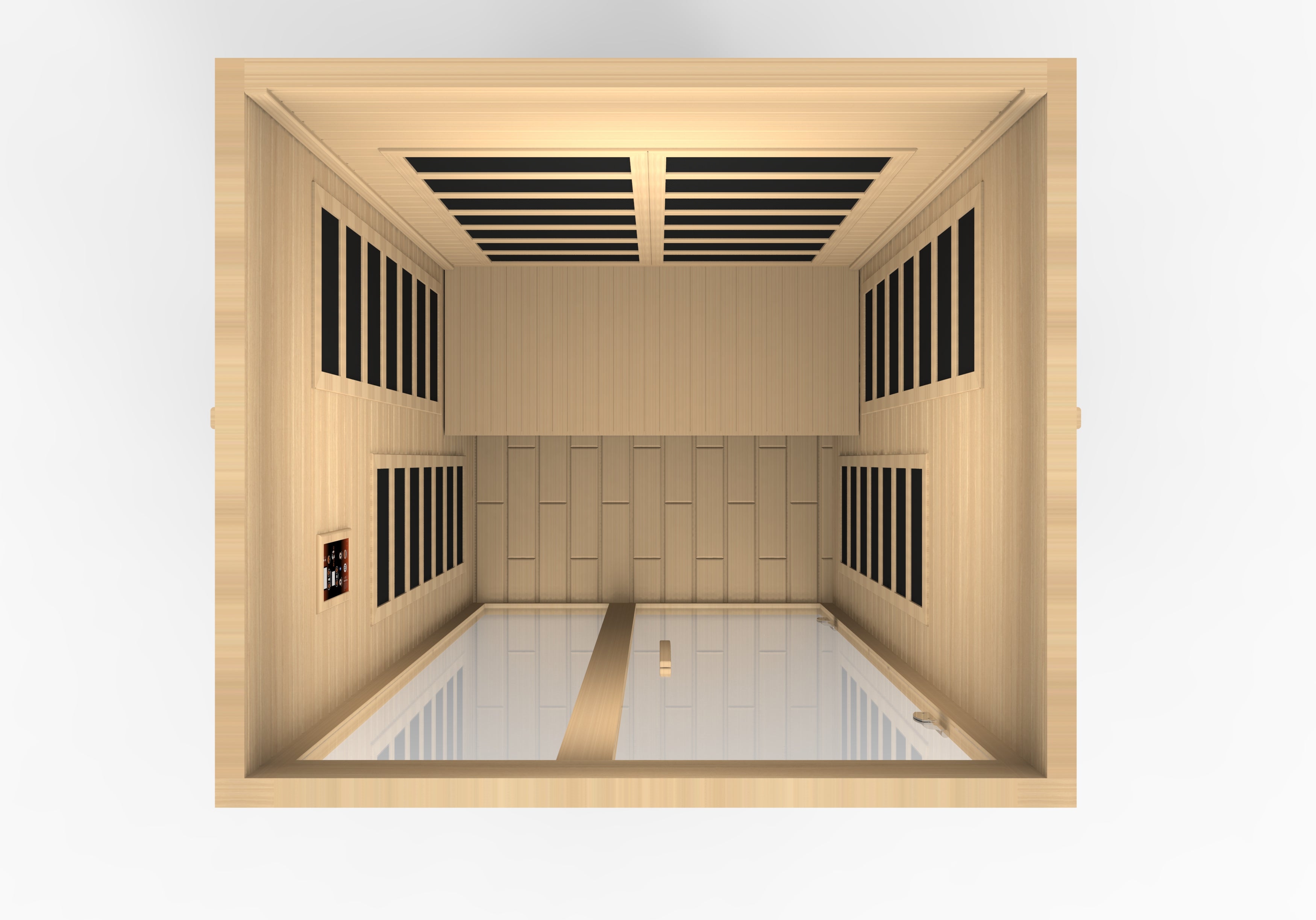 Golden Designs Dynamic "Santiago" 2 Person Low EMF Far IR Sauna (DYN-6209-01)