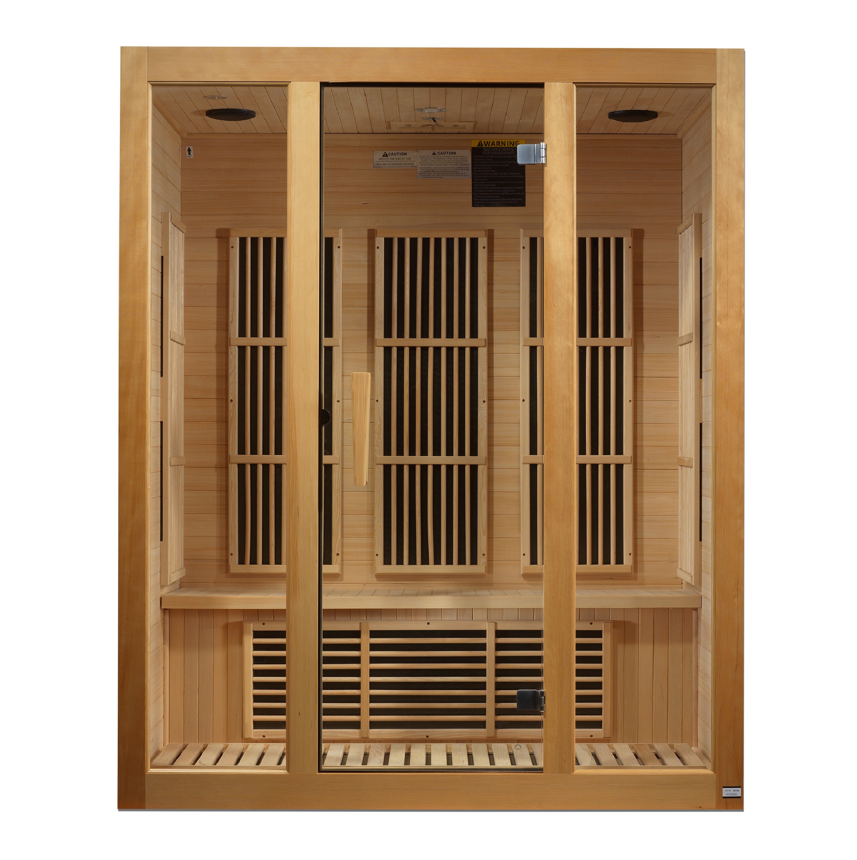 Golden Designs Maxxus "Bellevue" 3 Person Low EMF FAR IR Sauna (MX-J306-01)