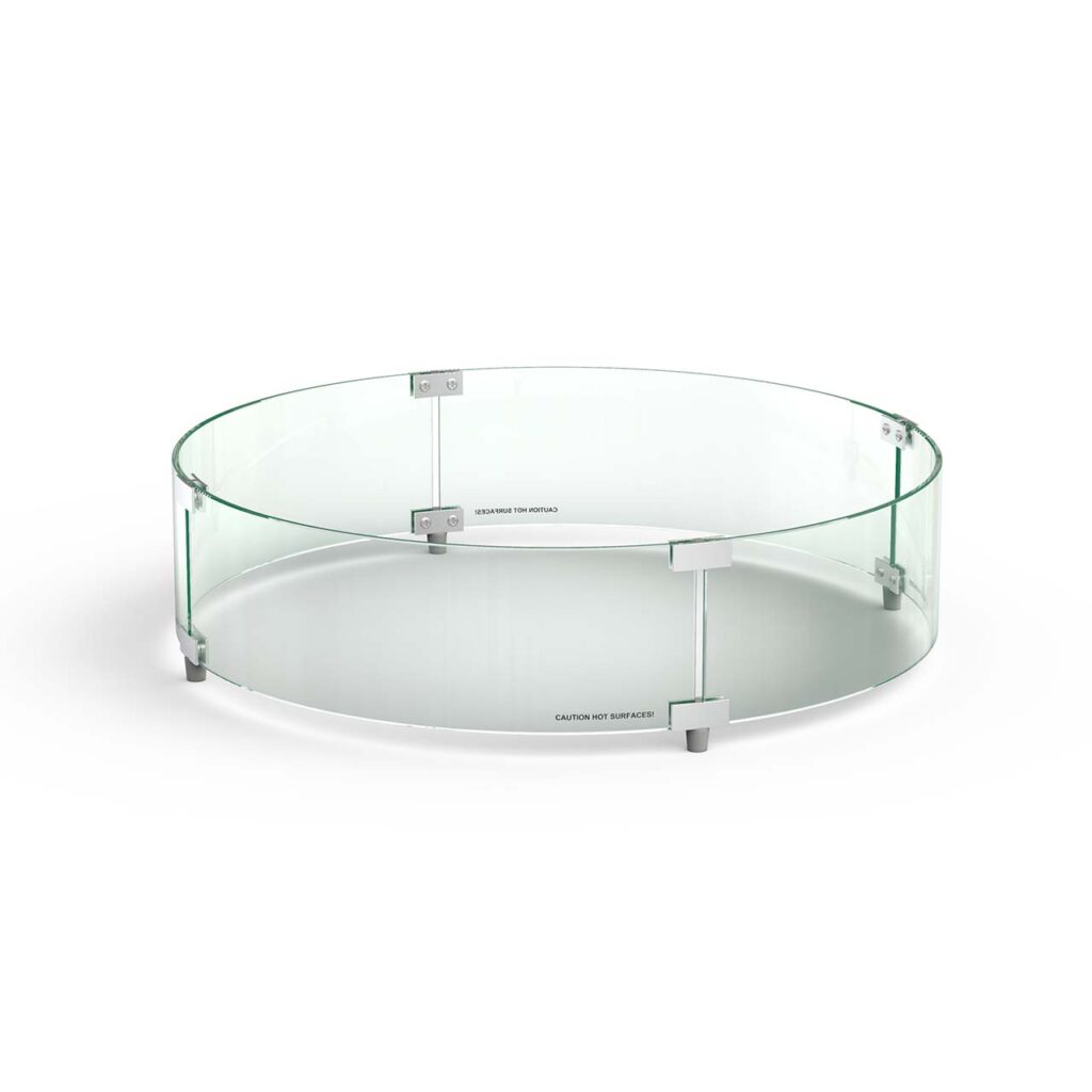 American Fyre Designs 32" Round Concrete Gas Fire Bowl