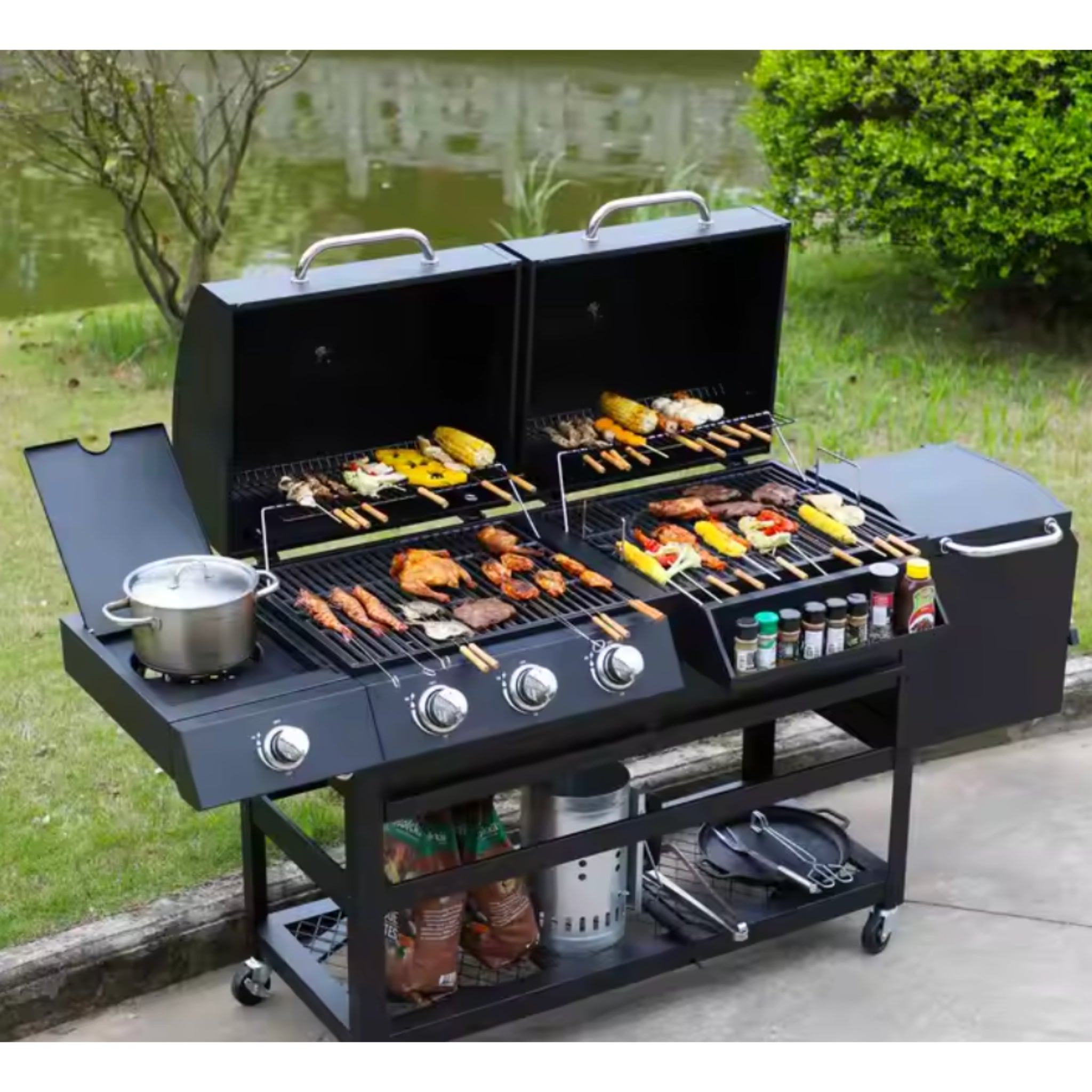 PitMaster Pro QuadStation Grill Center