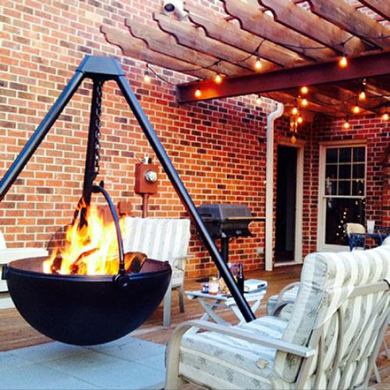 Cowboy Cauldron The Wrangler 36" Fire Pit and Grill