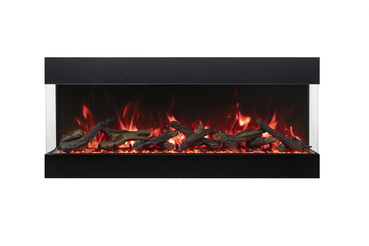 Amantii Tru View Bespoke 65 electric fireplace, front view