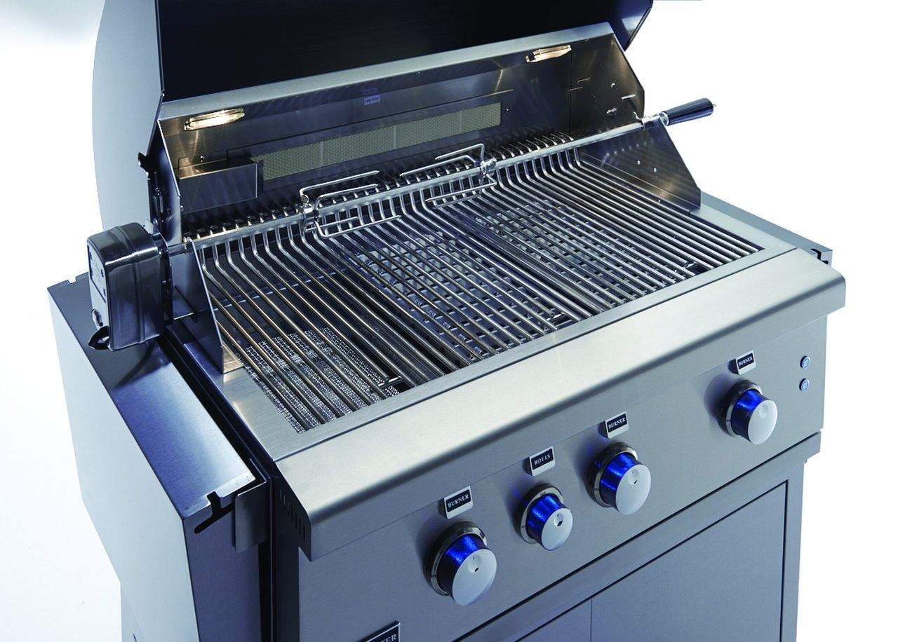 Broilmaster G-Series 34" Built-in Natural Gas Grill 3 Burner, Rear IR Burner, LED Control Knobs