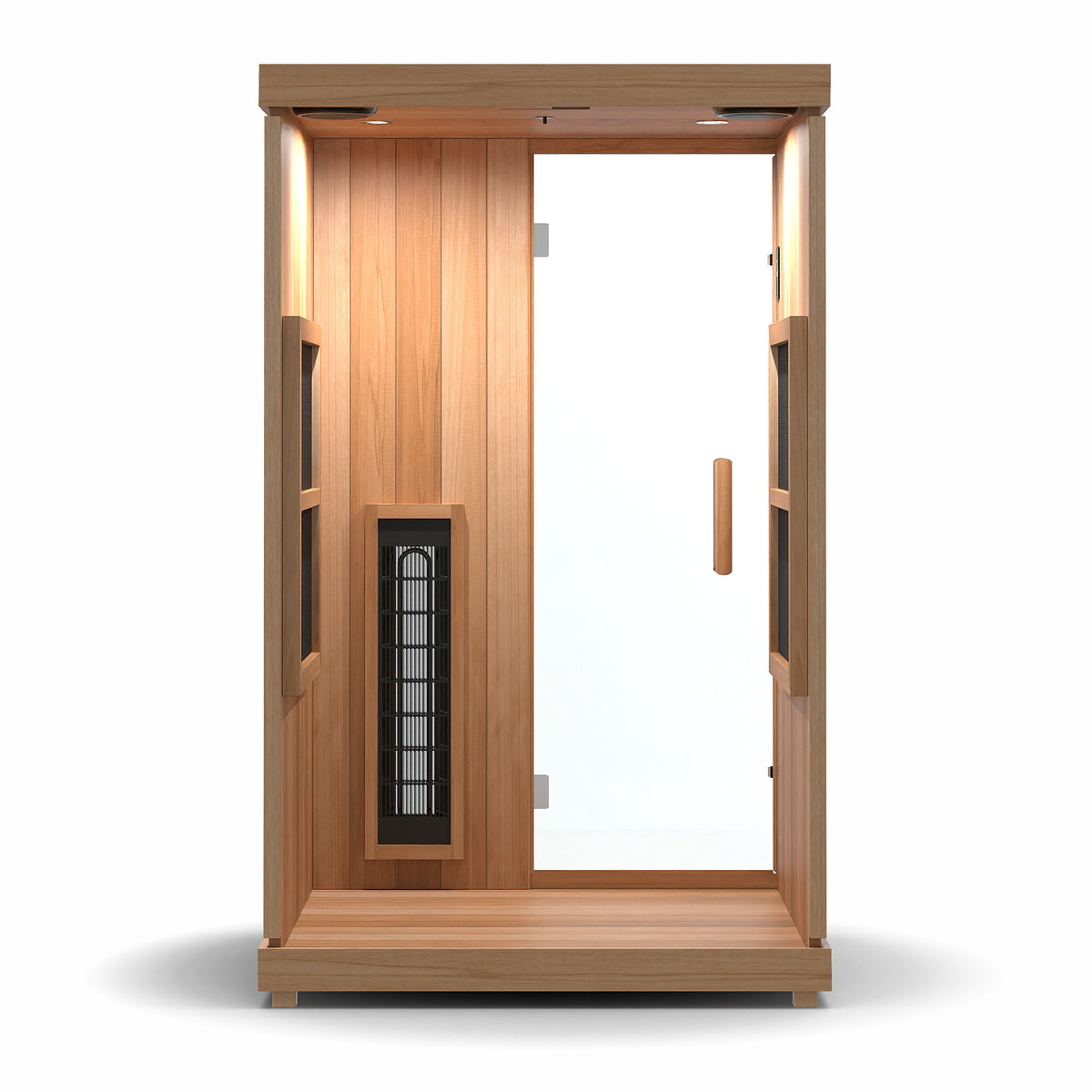 Finnmark FD-2 Full Spectrum Infrared Sauna, rear panel view