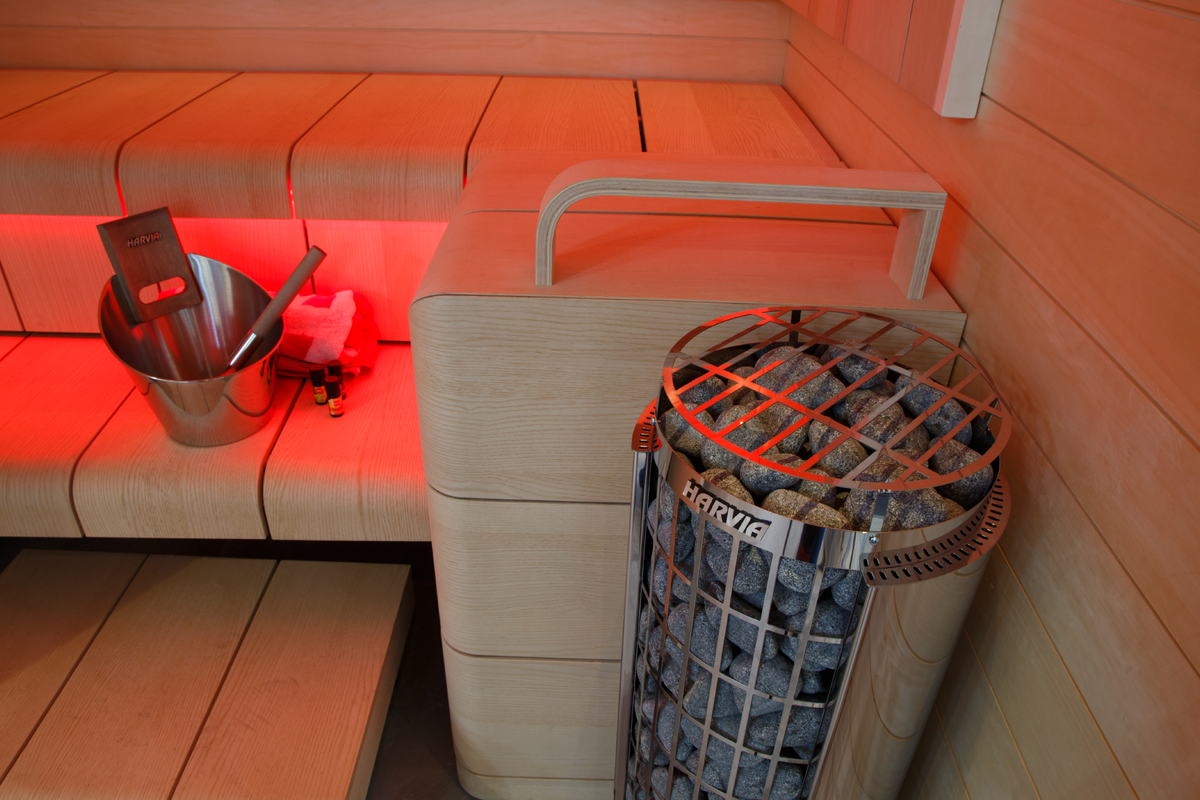 Harvia Cilindro PC110E 10.5 kW Electric Sauna Heater, Steel