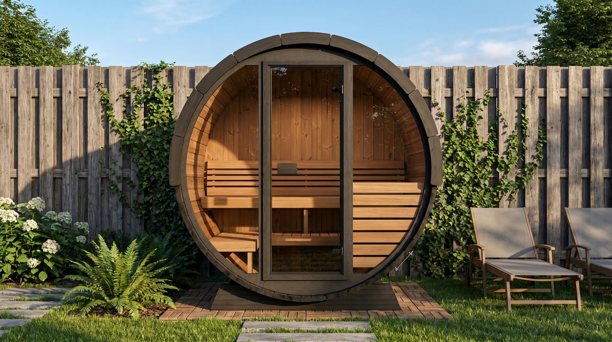 Saunalife Ee6G Lifestyle Backyard